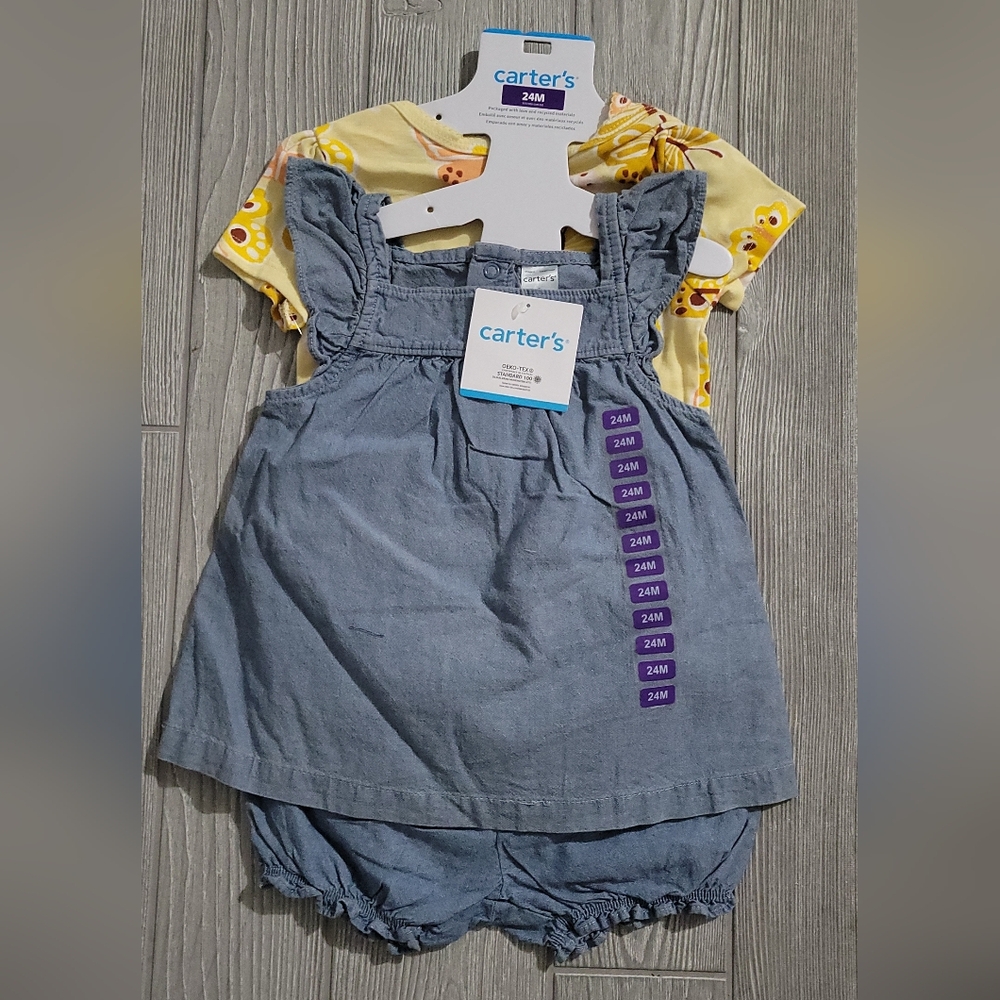 Carter's 2 pack summer outfits